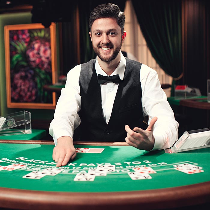 Live Blackjack mit echtem Dealer im VOdds Live Casino